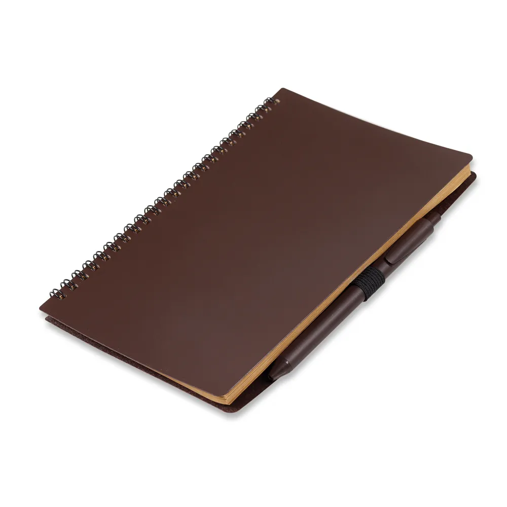 RD 8100370-Caderno personalizado com capa produzida com grãos de café RD 8100370-Caderno personalizado com capa produzida com grãos de café